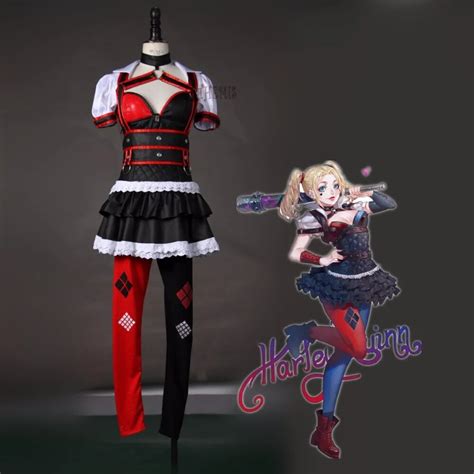 athemis new suicide squad cosplay harley quinn cosplay costumes leather set custom made size on