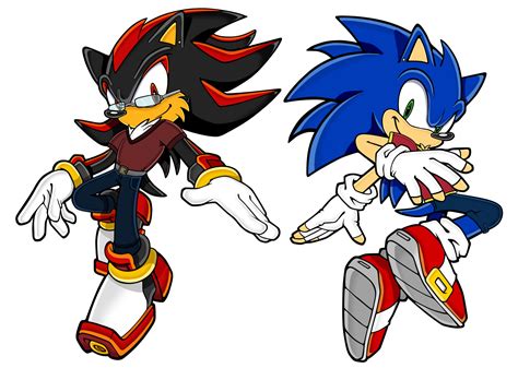 Artstation Sonic And Shadow The Hedgehogs Sonic Channel Art Style