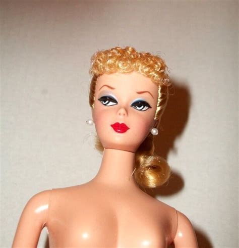 Vintage Repro Blonde Poodle Bangs Ponytail Barbie Doll Only Mattel For