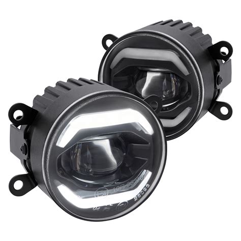 Lumen® 35 Round Smoke Projector Led Fog Lights With Drl Bestf 150