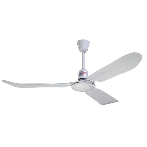 Measuring 96 inches, the hunter ceiling fan was created to increase air circulation in industrial buildings, barns, and vaulted living rooms. 48" White Barn Ceiling Fan Commercial (Downblowing) | Barn ...
