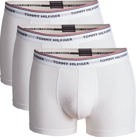 Tommy Hilfiger Stretch Cotton Trunks Pack White Pris
