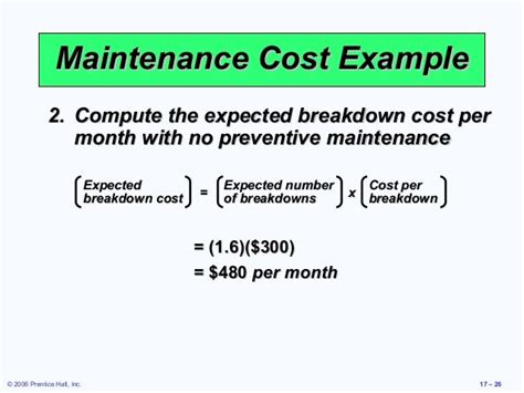 Machine Maintenance Presentation