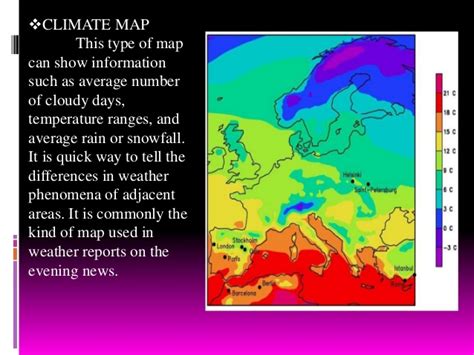 Types Of Maps And Other Interpretation