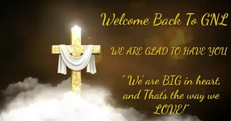 Copy Of Copy Of Welcome Back To Church Slide Template Postermywall