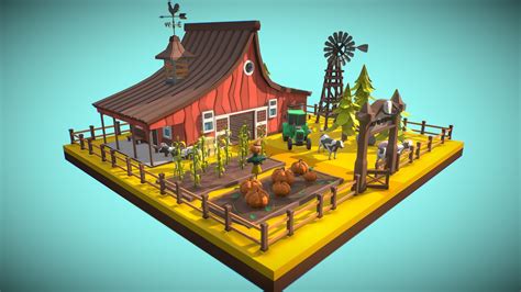 Low Poly Worlds Farm Low Poly Low Poly Art Low Poly Models My XXX Hot