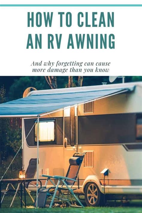 Cleaning your awning can be done very quickly and easily. How to Clean an RV Awning in 6 Simple Steps (Save $$ and time)