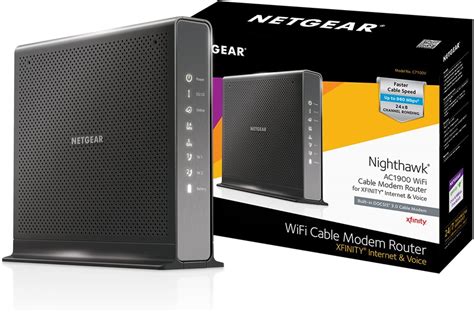 Check spelling or type a new query. NETGEAR Nighthawk AC1900 (24x8) DOCSIS 3.0 WiFi Cable ...