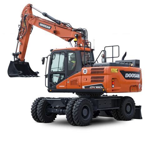 Doosan Dx160w 5 Wheeled Excavators Gordons Construction