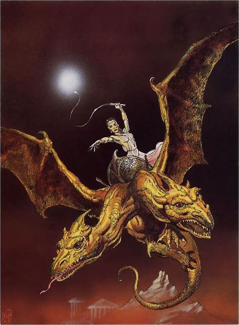 Boris Vallejo Dragonsdragonlance Boris Vallejo Fantasy Art 70s