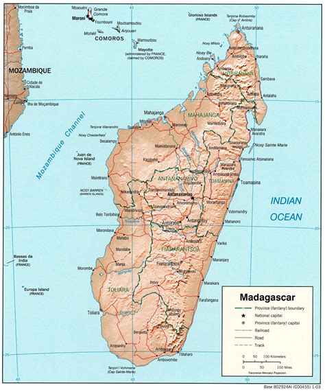 Madagascar Mapas Geográficos De Madagascar