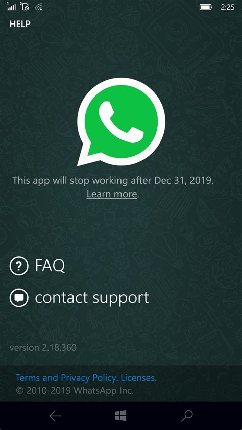 Whatsapp New Update Windowsphone