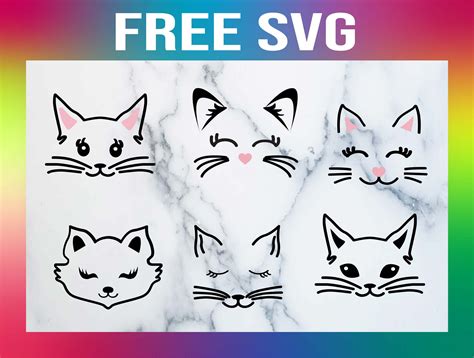 6 Free Cat Svgs