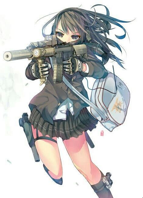 The Small Things♢ — Anime Girls With Guns Are So Awesome