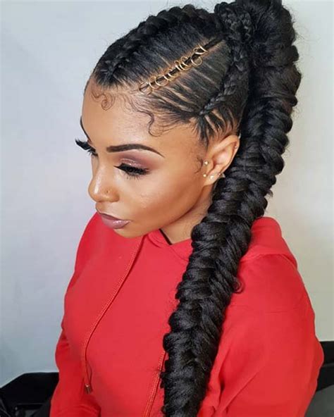 30 Best Braided Ponytail Hairstyles And Haircuts Ideas