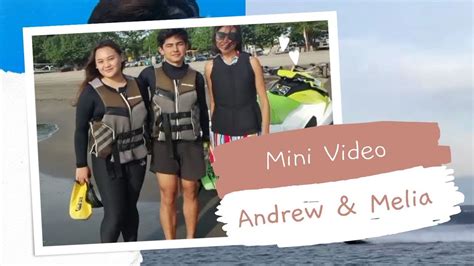 Mini Video Andrew Kalaweit Dan Pacar Saat Bermain Di Laut Youtube