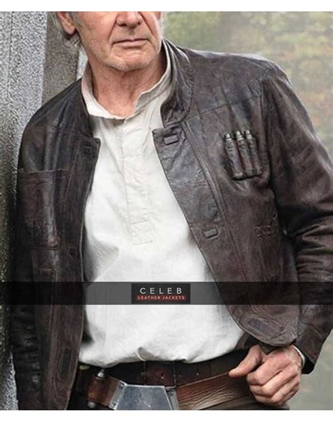 Han is my favorite star wars character. Harrison Ford Han Solo Star Wars the Force Awakens Jacket