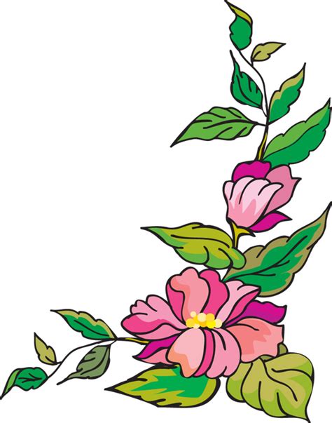 Clip Art Flower Borders Clipart Best