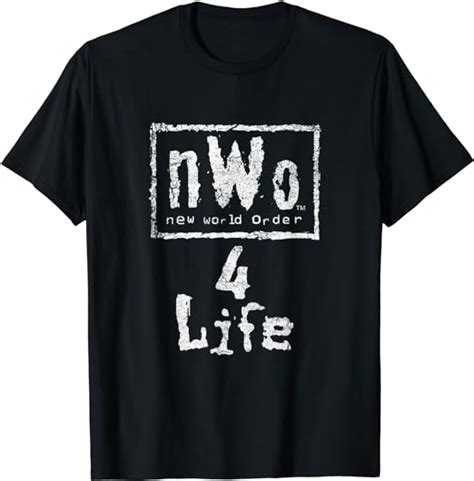 Wwe Nwo Nwo 4 Life Graphic T Shirt Uk Clothing