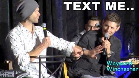 Jensen Ackles Flirting With Fans At Conventions Youtube