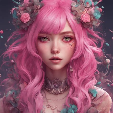 Pink Hair Girl Ai Generated Artwork Nightcafe Creator