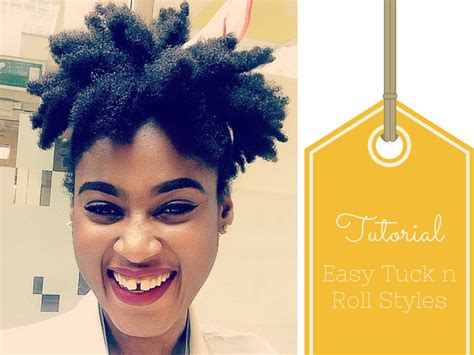These cute and easy hairstyles for long hair are stylish and won't take long to style. My Hair | Easy Tuck n Roll How-To Video (3 Styles)