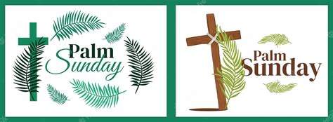 Premium Vector Palm Sunday Holy Dayweek Vector Illustration