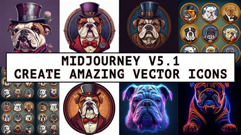 Create Amazing VECTOR Icons With Midjourney V5 1 And Free AI Tool