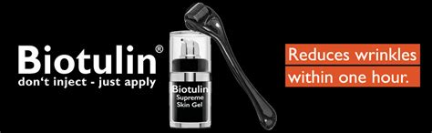 Biotulin Supreme Skin Gel 15ml And Skinroller