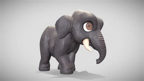 Cartoon Elephant Buy Royalty Free 3d Model By Kyan0s C374dcd