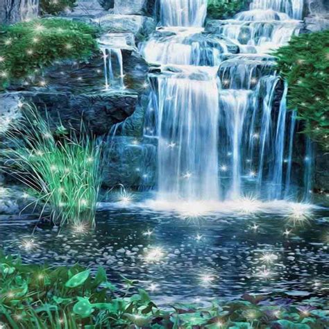 Sparkling Waterfall Diamond Painting Kit With Free Shipping 5d