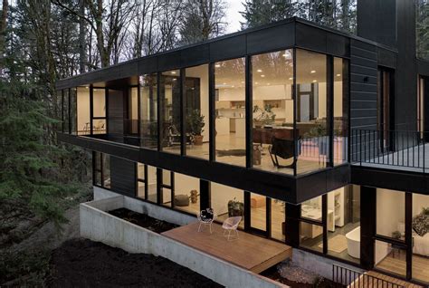 New Glass Wrapped Modern House In Forest Park Is Quietly For Sale At