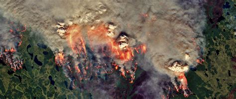 Copernicus Reveals Summer 2020s Arctic Wildfires Set New Emission