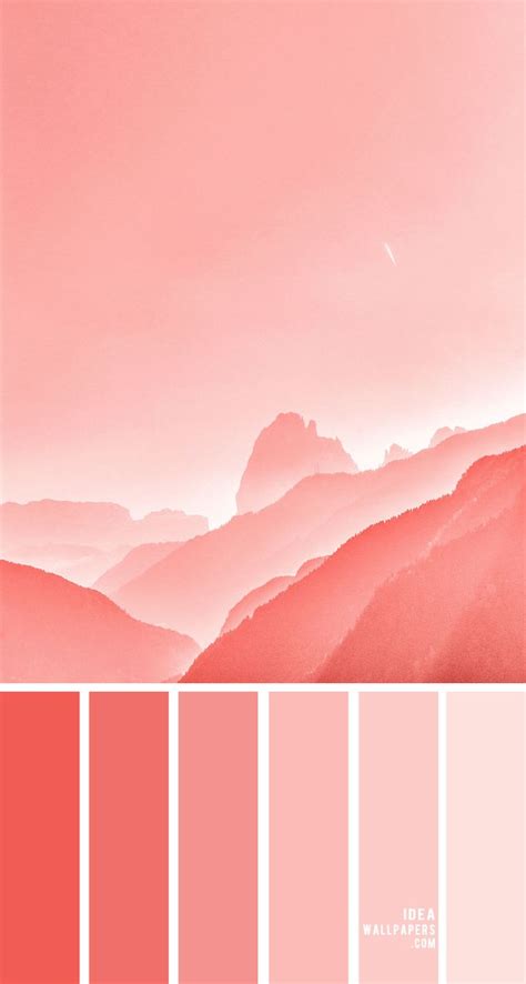 Pink Coral Hued Color Palette Idea Wallpapers Iphone Wallpapers