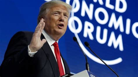 Donald Trump Pushes America First In Davos In Wake Of Report He Tried