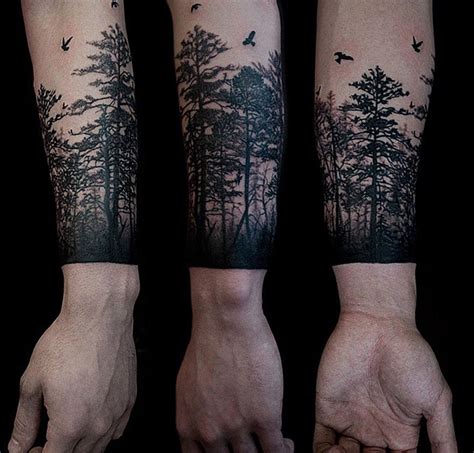 redwood tree tattoo forest tattoo sleeve forest forearm tattoo nature tattoo sleeve wolf