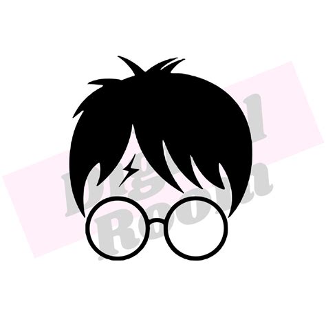 Harry Potter Scar and Glasses Digital Download SVG PNG | Etsy