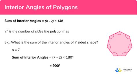 Interior Angles Of A Polygon Gcse Maths Steps And Examples