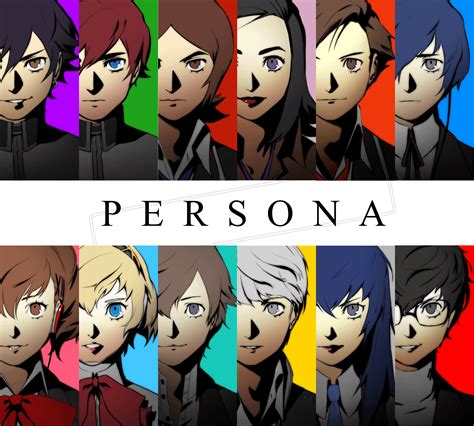 Finally Finished This Drawing Of All The Persona Seriess Protagonists
