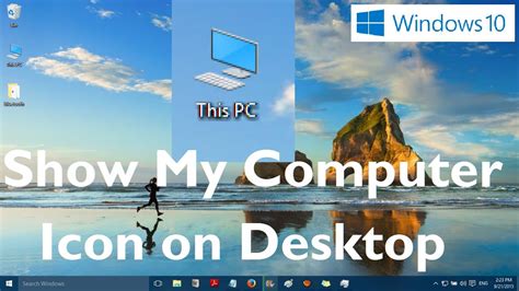Show My Computer Icon On Desktop Windows 10 Faqs Youtube