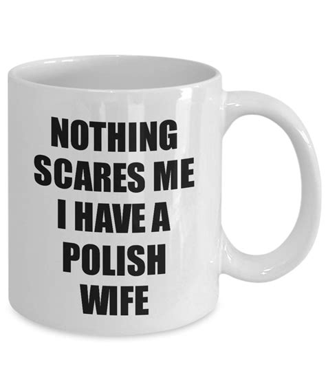 polish wife mug funny valentine t for husband my hubby him etsy