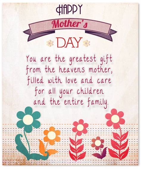 Heartfelt Mothers Day Wishes Greeting Cards And Messages