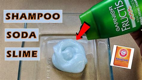 Fructis Instant Diy Shampoo Slime With Baking Soda Salt Fluffy