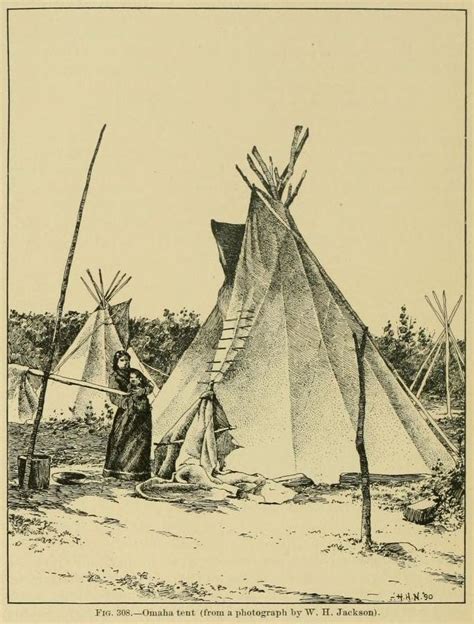 Omaha Tipi The Omaha Earth Lodge Was Substituted With A Moveable Tipi