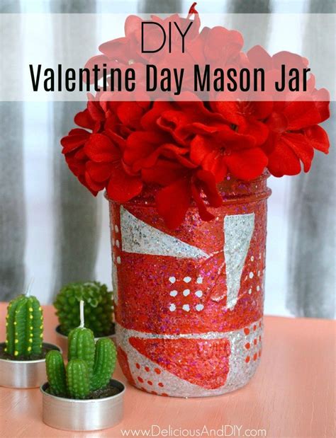 diy valentine day mason jar delicious and diy valentine s day diy valentine centerpieces