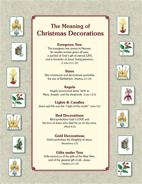 The Meaning Of Christmas Tree Ornaments Pdf Seed Faith Books
