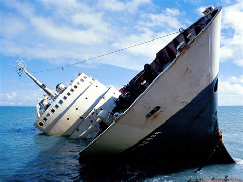 Sinking Ship Boat Abandoned Ships Shipwreck