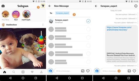 Click on the 'messages' button on the upper right side of the page. Comment envoyer un message sur instagram PC, comment ...