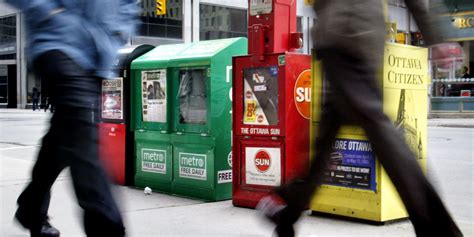 As Print Journalism Declines, Fate of Sidewalk Newspaper Boxes Is Unclear