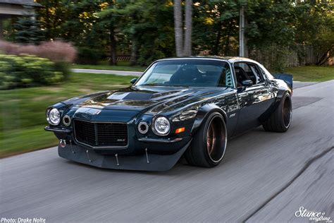 Not Your Dads Camaro Miros 1970 Z28 Is Built For War Stance Is